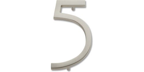 Atlas Modern Avalon #5 House Number - Aged Bronze, AVN5-O