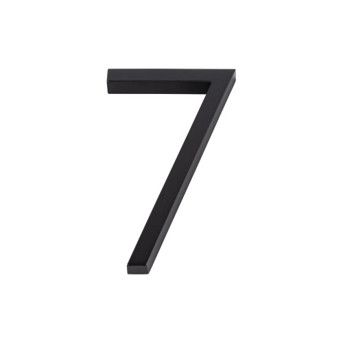 Atlas Modern Avalon #7 Large House Number - Matte Black, AVN7-L-BL