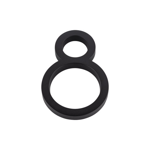 Atlas Modern Avalon #8 Large House Number - Matte Black, AVN8-L-BL