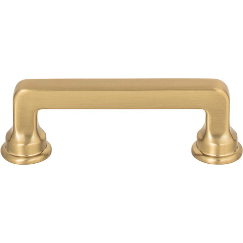 Atlas Oskar Door Pull 3 Inch (c-c) - Warm Brass, A101-WB