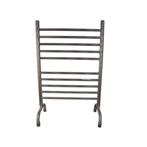 Amba SAFSB-33 Solo Freestanding Plug-in Straight 38" H x 32 1/2" W Bathroom Towel Warmer - Brushed Stainless