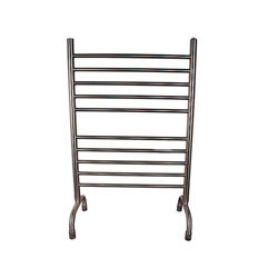 Amba Solo Freestanding Plug-in Straight 38" H x 32 1/2" W Bathroom Towel Warmer - Polished Stainless - SAFSP-33