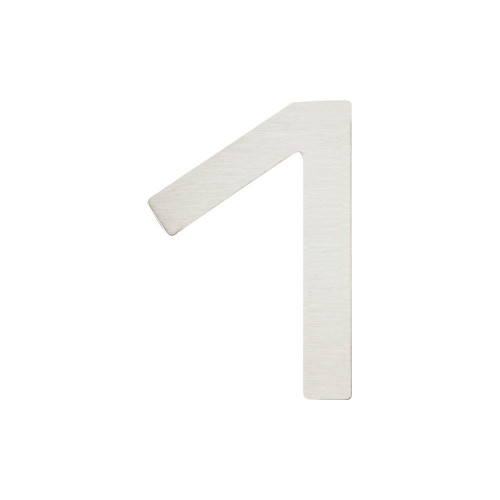 Atlas Paragon #1 House Number - Stainless Steel, PGN1-SS