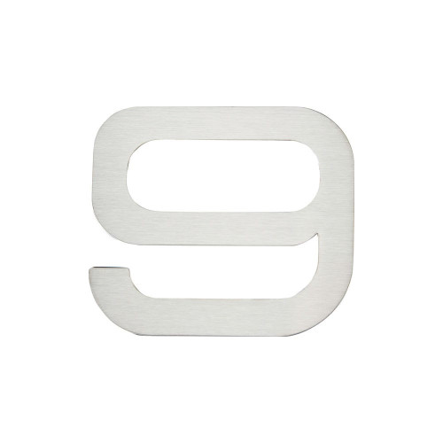 Atlas Paragon #9 House Number - Stainless Steel, PGN9-SS