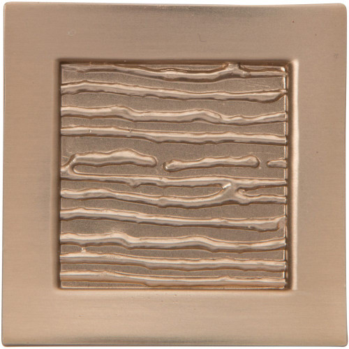 Atlas Primitive Square Door Knob 1 1/2 Inch - Champagne, 270-CM