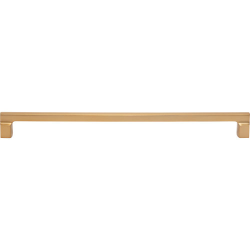 Atlas Reeves Door Pull 12" (c-c) - Warm Brass, A527-WB