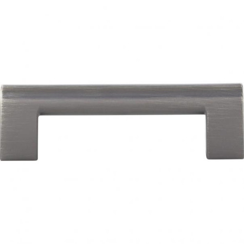 Atlas Round Rail Door Pull 3 3/4 Inch (c-c) - Slate, 438-SL