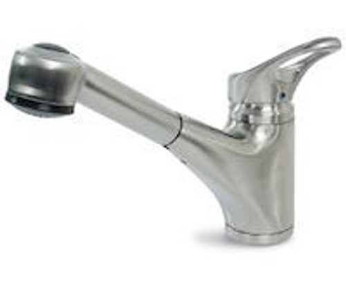 Hamat 3-2580 ST Pull Out Spray Kitchen Faucet - Stainless