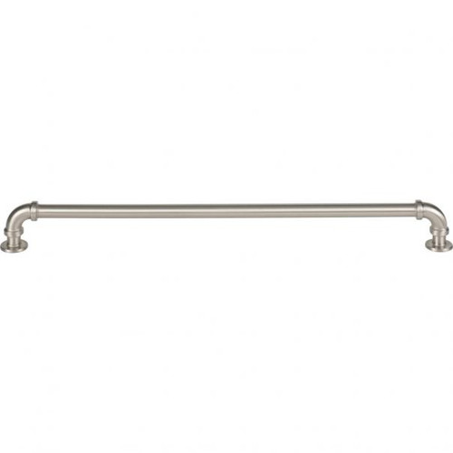 Atlas Steam Punk Door Pull 12 Inch (c-c) - Brushed Nickel, 434-BRN