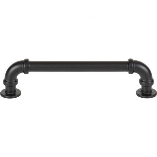 Atlas Steam Punk Door Pull 5 1/16 Inch (c-c) - Matte Black, 368-BL
