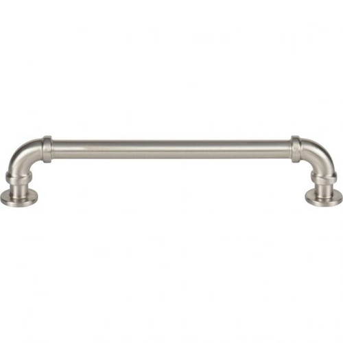 Atlas Steam Punk Door Pull 6 5/16 Inch (c-c) - Brushed Nickel, 433-BRN