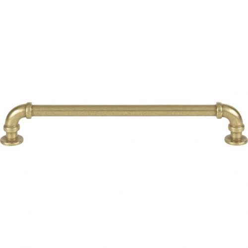 Atlas Steam Punk Door Pull 7 9/16 Inch (c-c) - Vintage Brass, 369-UB