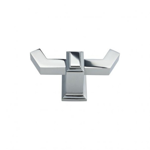 Atlas Sutton Place Bathroom Robe Double Hook - Polished Chrome, SUTTH-CH