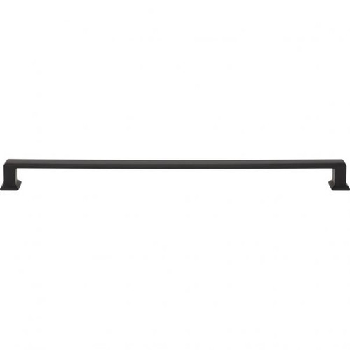 Atlas Sweetbriar Lane Door Pull 12 Inch (c-c) - Matte Black, A668-BL