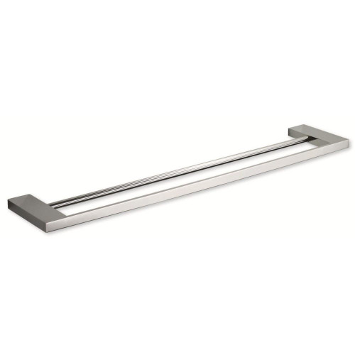 Atlas Parker Bath Towel Bar 24 Inch Double (c-c) - Polished Chrome, PADTB600-CH