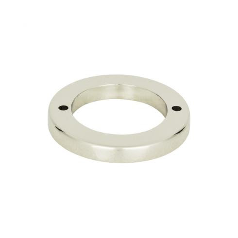 Atlas Tableau Round Door Pull Base 1 13/16 Inch (c-c) - Polished Nickel, 389-PN