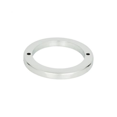 Atlas Tableau Round Door Pull Base 2 1/2 Inch (c-c) - Polished Chrome, 390-CH