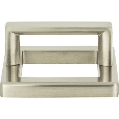 Atlas Tableau Square Door Pull Base and Top 1 13/16 Inch (c-c) - Brushed Nickel, 409-BN