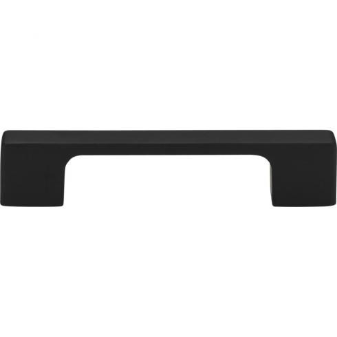 Atlas Thin Square Door Pull 3 3/4 Inch (c-c) - Matte Black, A836-BL