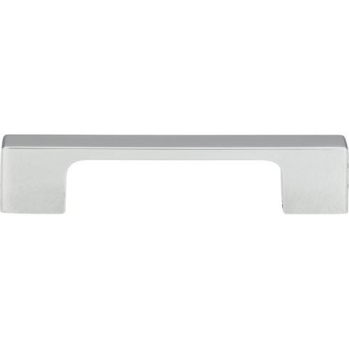 Atlas Thin Square Door Pull 3 3/4 Inch (c-c) - Polished Chrome, A836-CH