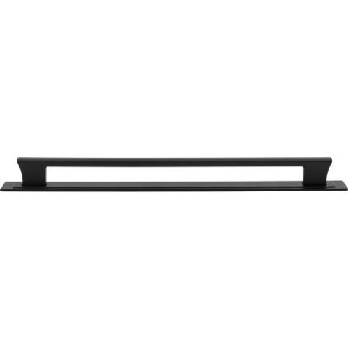 Atlas Zander Door Pull 12 Inch (c-c) - Matte Black, A6007-BL