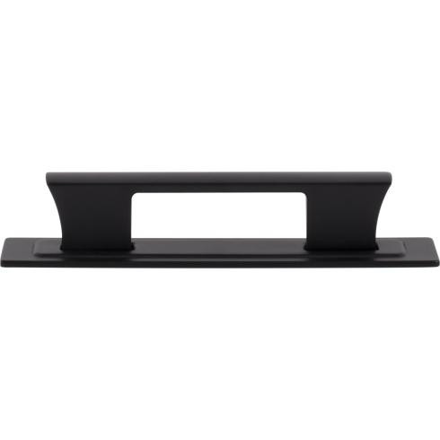 Atlas Zander Door Pull 3 3/4 Inch (c-c) - Matte Black, A6002-BL