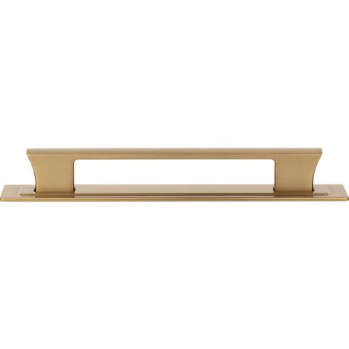 Atlas Zander Door Pull 6 5/16 Inch (c-c) - Warm Brass, A6004-WB