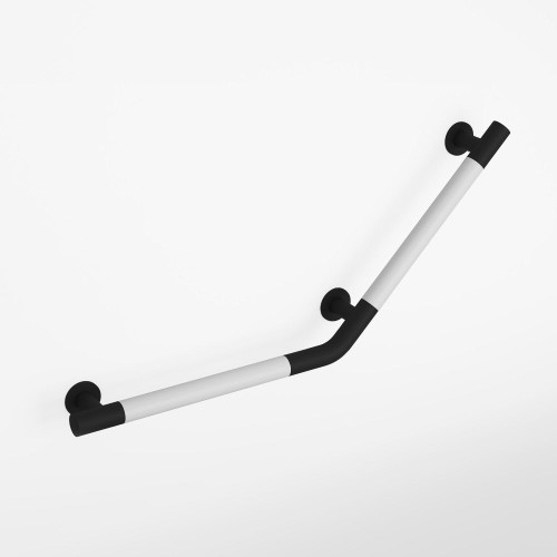 Swiss Madison Auvergne 18" x 18" Angled Grab Bar - Matte Black - SM-GB03MB Swiss Madison Auvergne 18" x 18" Angled Grab Bar - Matte Black - SM-GB03MB