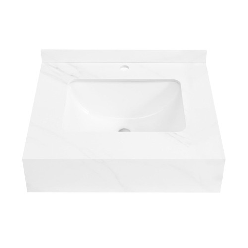 Swiss Madison Avancer 24" Wall-Mounted Bathroom Sink - White - SM-BV700-S
