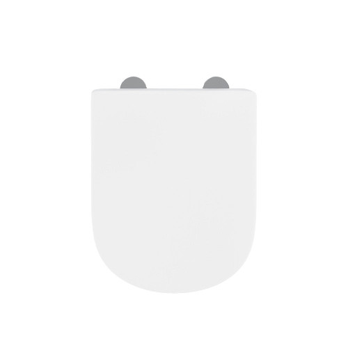 Swiss Madison Lune Round Quick Release Toilet Seat - White (SM-2T140, SM-2T142) - SM-QRS94 Swiss Madison Lune Round Quick Release Toilet Seat - White (SM-2T140, SM-2T142) - SM-QRS94