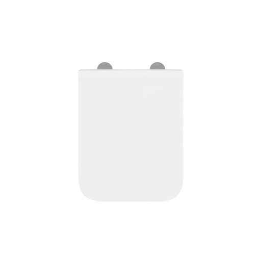 Swiss Madison Nadar Square Quick Release Toilet Seat in White (SM-2T141, SM-2T143) - SM-QRS95 Swiss Madison Nadar Square Quick Release Toilet Seat in White (SM-2T141, SM-2T143) - SM-QRS95