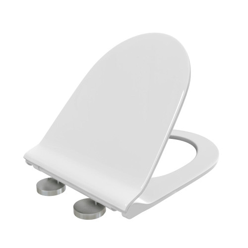 Swiss Madison Quick Release Toilet Seat - White (SM-1T129) - SM-QRS71