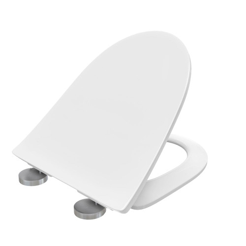 Swiss Madison Quick Release Toilet Seat - White (SM-1T180) - SM-QRS09