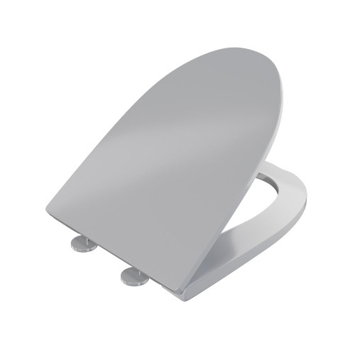 Swiss Madison St Tropez Quick Release Toilet Seat - Glossy Grey (SM-1T254GG) - SM-QRS54GG Swiss Madison St Tropez Quick Release Toilet Seat - Glossy Grey (SM-1T254GG) - SM-QRS54GG