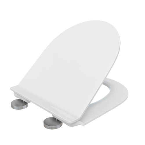 Swiss Madison Calice Quick Release Toilet Seat - White (CL. SM-2T120, SM-WT520) - SM-QRS55
