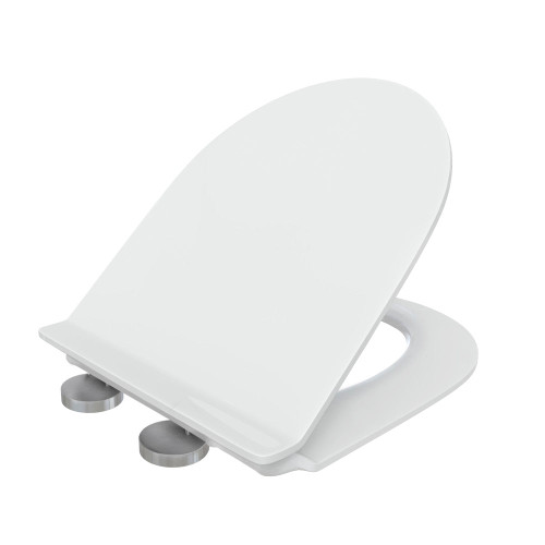 Swiss Madison Burdon One Piece Quick Release Toilet Seat - White (CL. SM-1T111) - SM-QRS21