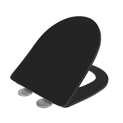 Swiss Madison Back to Wall Quick Release Toilet Seat - Matte Black - SM-QRS16MB Swiss Madison Back to Wall Quick Release Toilet Seat - Matte Black - SM-QRS16MB