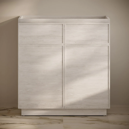 Swiss Madison St. Tropez 36" Freestanding Bathroom Vanity Cabinet without Top - White Oak - SM-BV0802WO-C