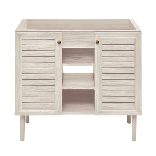 Swiss Madison Bron 36" Freestanding Bathroom Vanity Cabinet without Top - White Oak - SM-BV6202WO-C