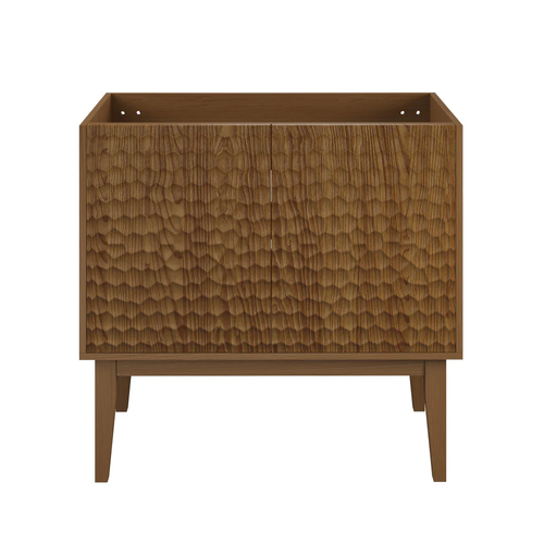 Swiss Madison Bosse 36" Freestanding Bathroom Vanity Cabinet without Top - Brown Oak - SM-BV8802BO-C