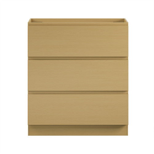 Swiss Madison Liberte 30" Freestanding Bathroom Vanity Cabinet without Top - Natural Oak - SM-CO7802NO Swiss Madison Liberte 30" Freestanding Bathroom Vanity Cabinet without Top - Natural Oak - SM-CO7802NO