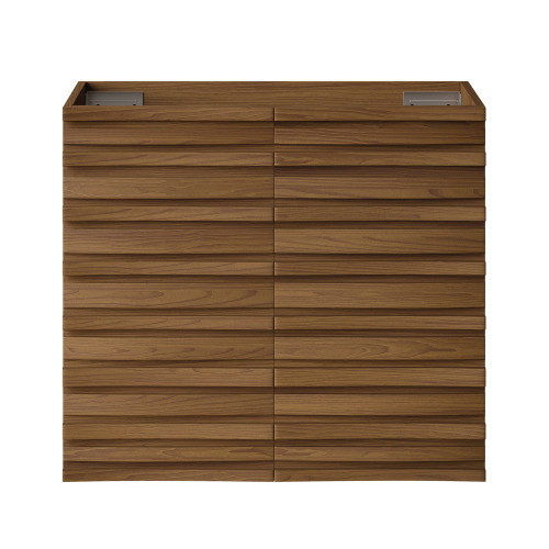 Swiss Madison Cascade 24" Wall-Mounted Bathroom Vanity Cabinet without Top - Brown Oak - SM-BV8601BO-C