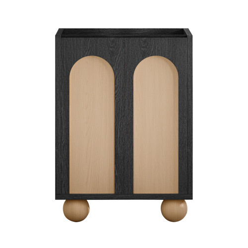 Swiss Madison Plaisir II 24" Freestanding Bathroom Vanity Cabinet without Top - Black Oak - SM-BV0701AO-C