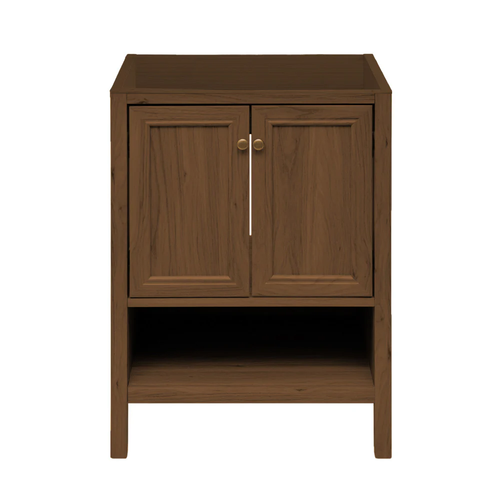 Swiss Madison Chateau 24" Freestanding Bathroom Vanity Cabinet without Top - Brown Oak - SM-BV0601BO-C
