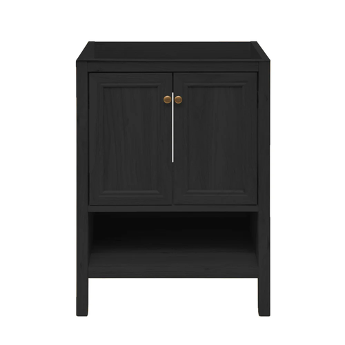 Swiss Madison Chateau 24" Freestanding Bathroom Vanity Cabinet without Top - Black Oak - SM-BV0601AO-C