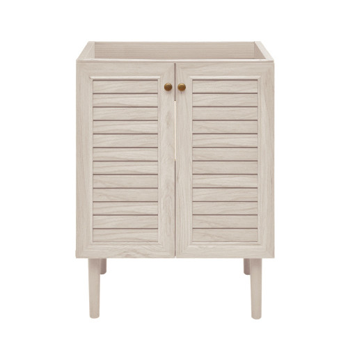Swiss Madison Bron 24" Freestanding Bathroom Vanity Cabinet without Top - White Oak - SM-BV6201WO-C