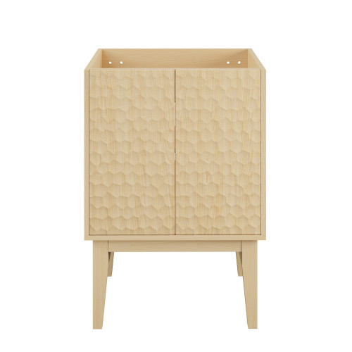 Swiss Madison Bosse 24" Freestanding Bathroom Vanity Cabinet without Top - Natural Oak - SM-BV8801NO-C