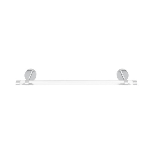 Swiss Madison Verre 24" Acrylic Towel Bar - Chrome - SM-ATB10CH
