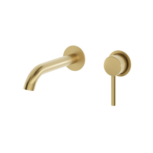 Swiss Madison Ivy Single-Handle Wall Mount Bathroom Faucet - Brushed Gold - SM-BF65BG