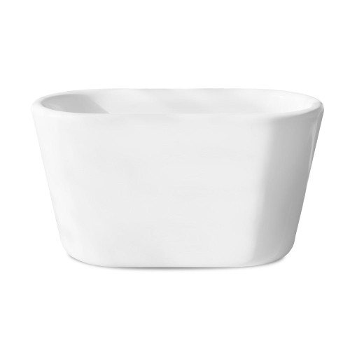 Swiss Madison Nanterre 51" Japanese Soaking Freestanding Bathtub - Glossy White, Drain Included - SM-FB9402GW